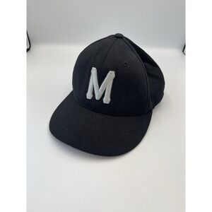 Mavericks Baseball Hat Cap Pacific Headwear Style‎ 8D5 S-M 6 7/8 - 7 3/8 Black